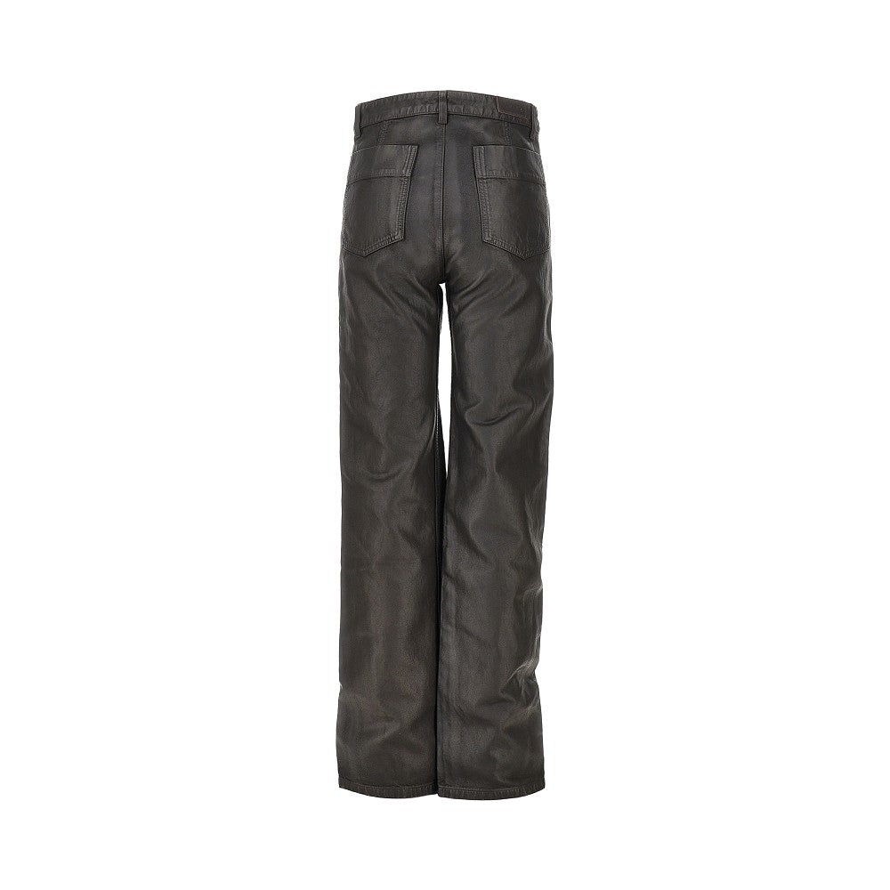 Lemaire Coated denim Twisted pants