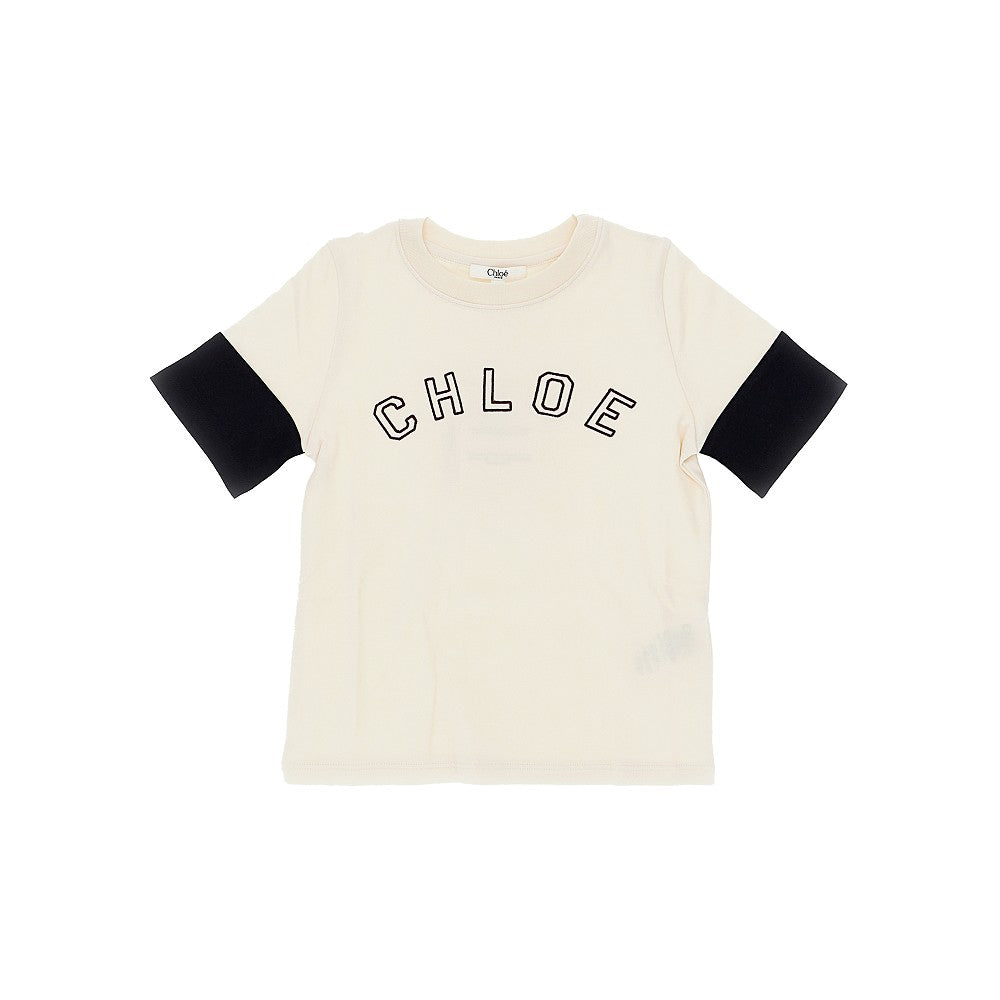 Chloé Logo embroidery T-shirt