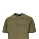 Emporio Armani Lyocell-blend jersey T-shirt with embroidery