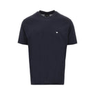 Emporio Armani Lyocell and cotton blend T-shirt with logo