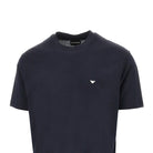 Emporio Armani Lyocell and cotton blend T-shirt with logo
