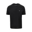 Emporio Armani Lyocell and cotton blend T-shirt with logo
