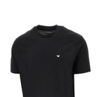 Emporio Armani Lyocell and cotton blend T-shirt with logo