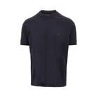 Emporio Armani Lyocell and cotton blend T-shirt with logo
