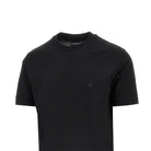 Emporio Armani Lyocell and cotton blend T-shirt with logo