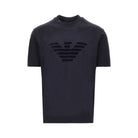 Emporio Armani Lyocell and cotton blend T-shirt with logo