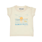 Bonpoint Cotton t-shirt with 'Bain de soleil' print