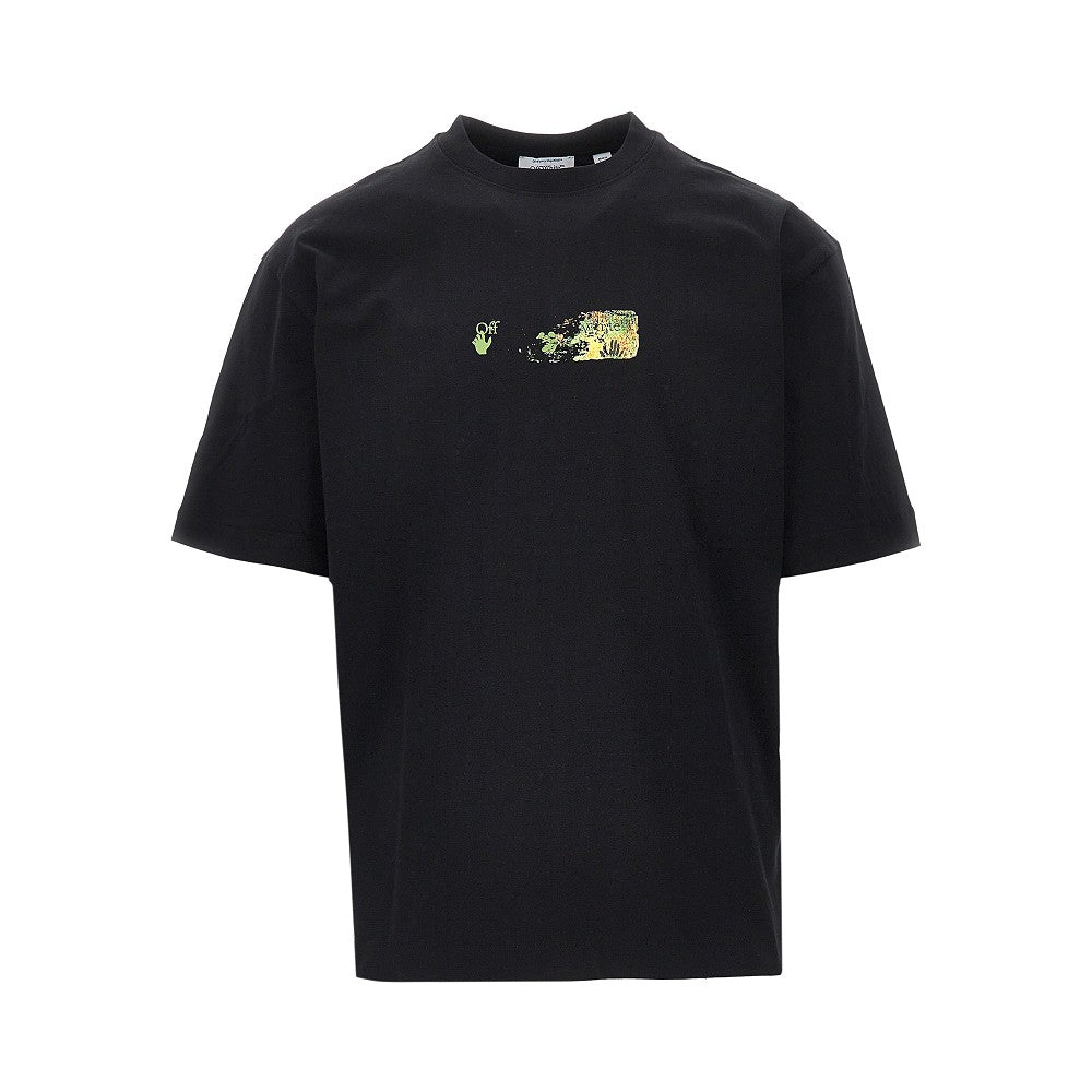 Off-White 'Motion Arrow Skate' jersey T-shirt