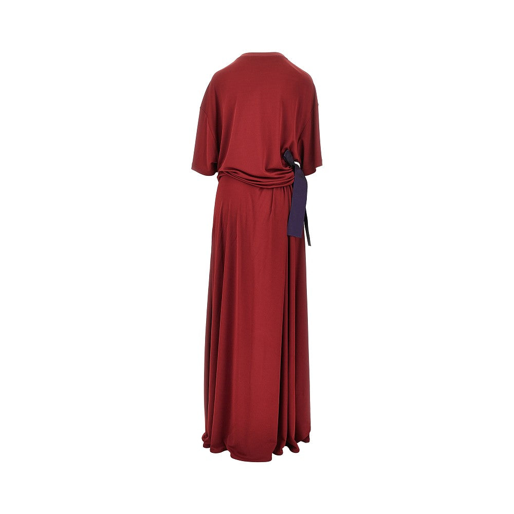 Balenciaga Crepe jersey T-shirt maxi dress