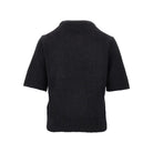 Ganni Wool-blend knitted top