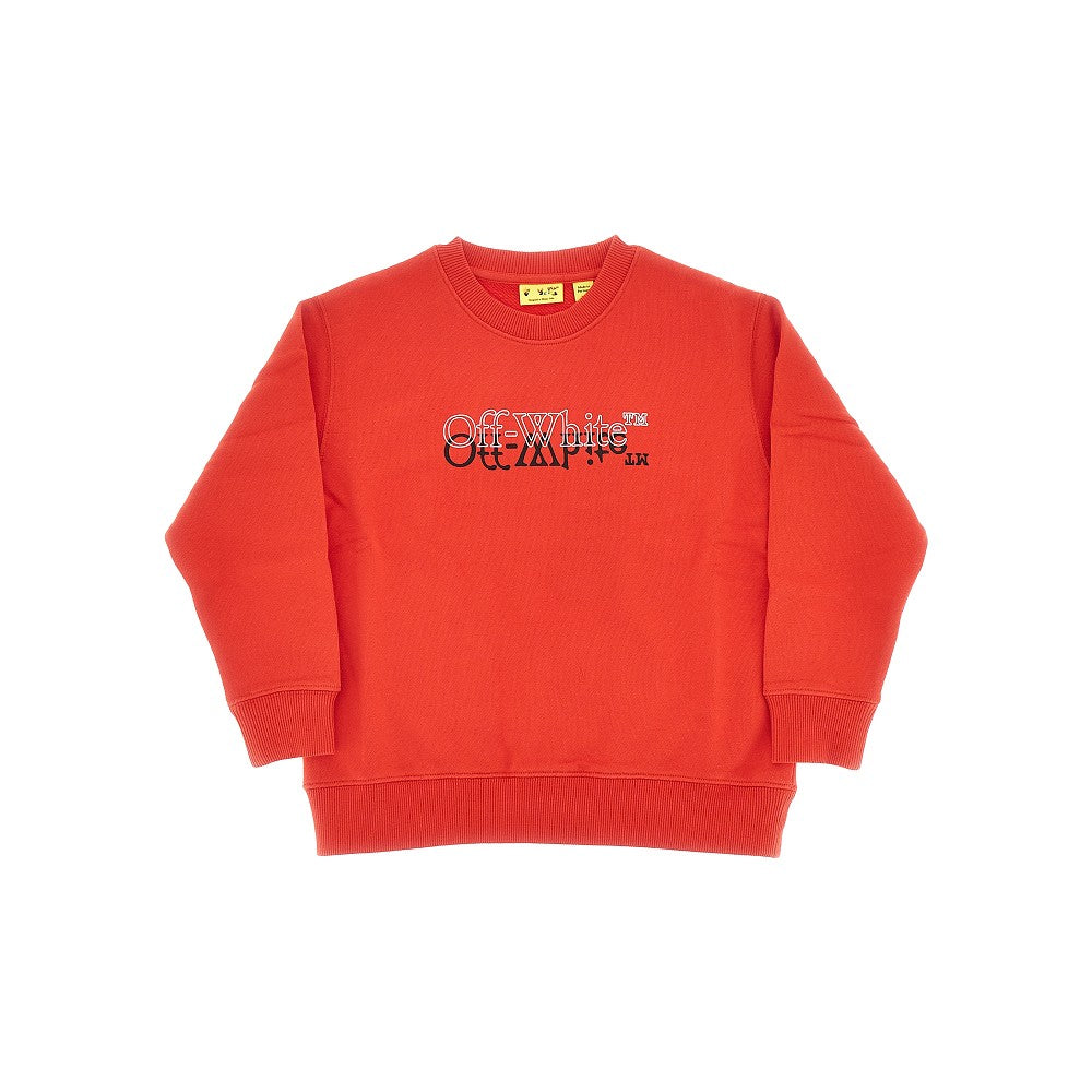 Off-White Double Logo print crewneck sweatshirt
