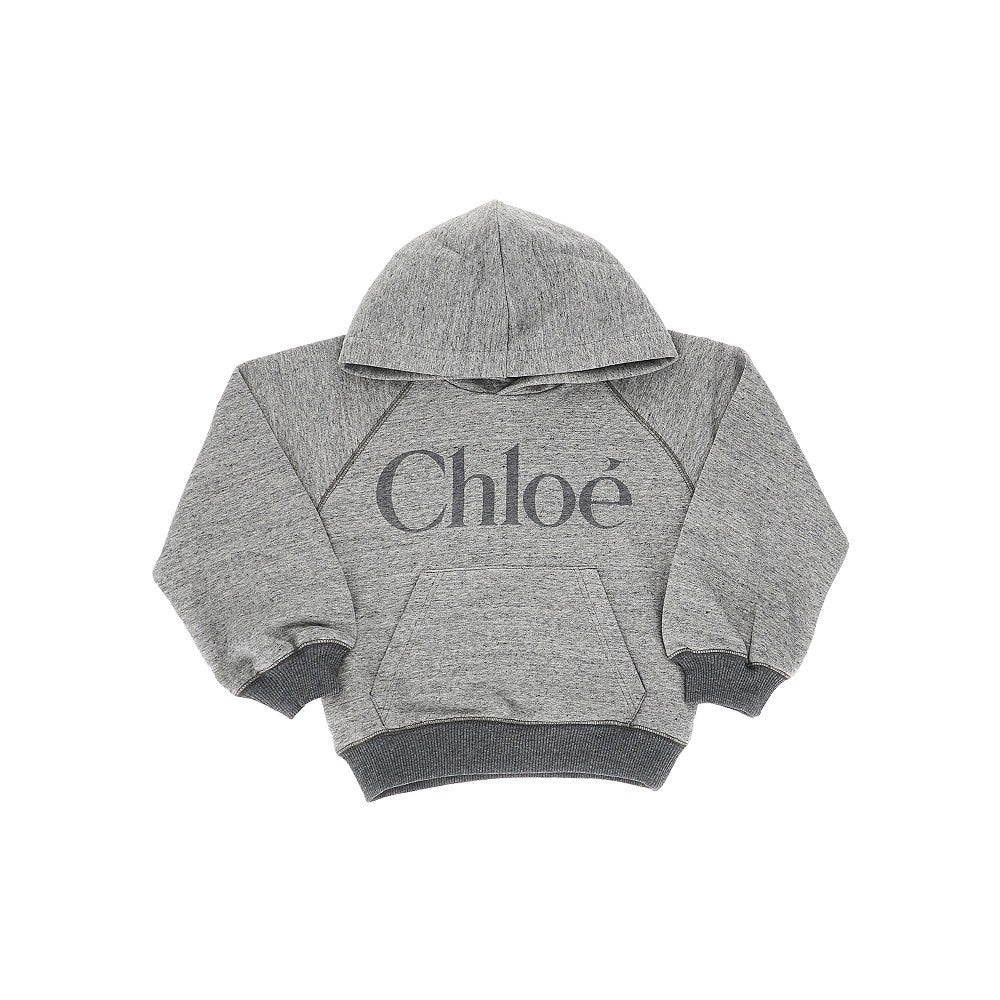 Chloé Mélange jersey hoodie