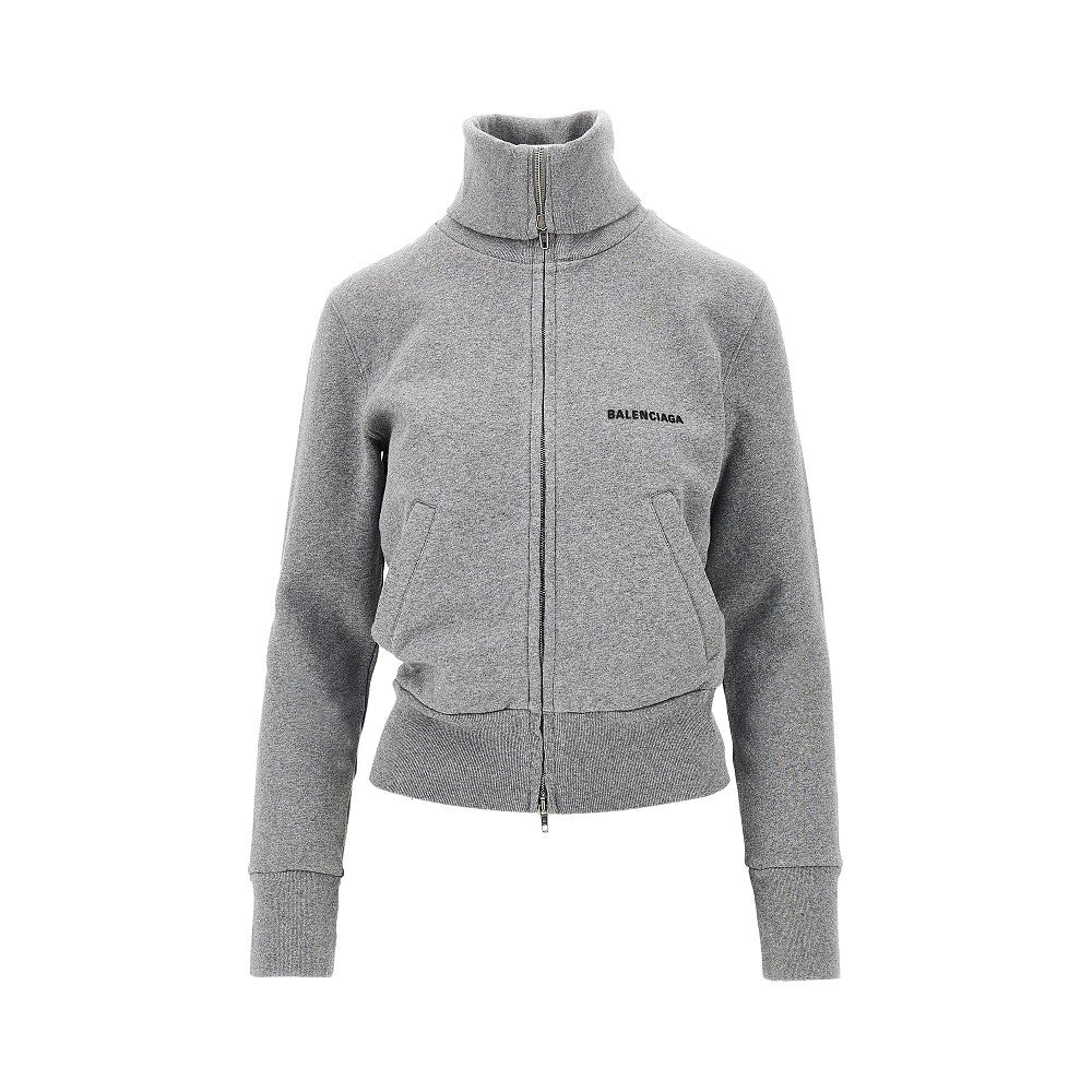 Balenciaga Lettering logo full-zip sweatshirt