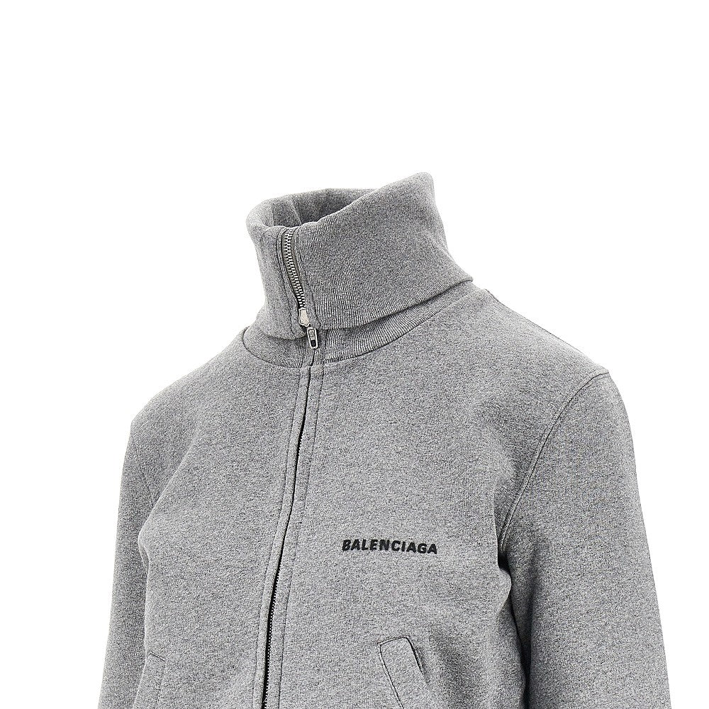 Balenciaga Lettering logo full-zip sweatshirt