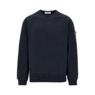 Stone Island Crewneck cotton sweatshirt with Logo Badge