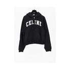 Celine Full-zip hoodie with logo print