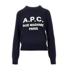 A.P.C. Terry-stitch logo wool sweater