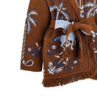 Alanui Island Roots jacquard wool cardigan