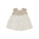 1 + in the Family Embroidered cotton and knit baby dress