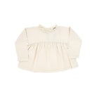 1 + in the Family Ruffled neckline cotton T-shirt