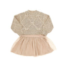 Mayoral Tulle mini dress woth sweater
