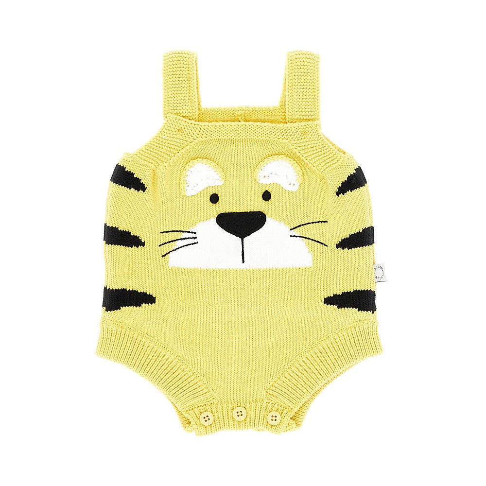 Stella McCartney Knitted tiger bodysuit
