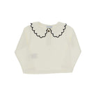 Mayoral Scalloped collar jersey T-shirt