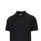 Saint Laurent Cassandre embroidery Boxy polo shirt