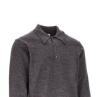 Lemaire Mouliné knitted polo shirt