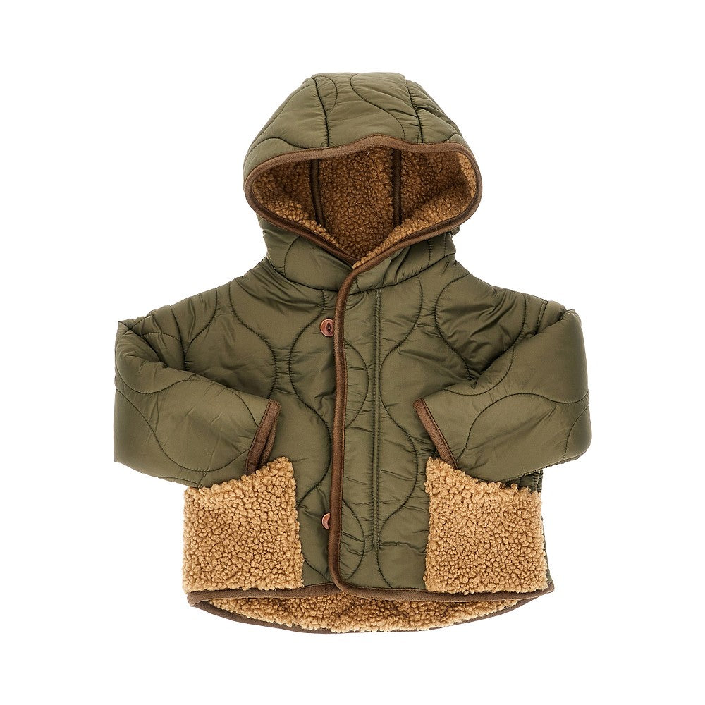 1 + in the Family Quilted jacket with Teddy details