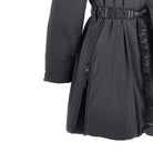 Emporio Armani Down parka coat with belt
