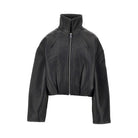 Rotate Leather Boxy jacket