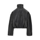 Rotate Leather Boxy jacket