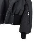 The Attico Cotton-blend padded bomber jacket