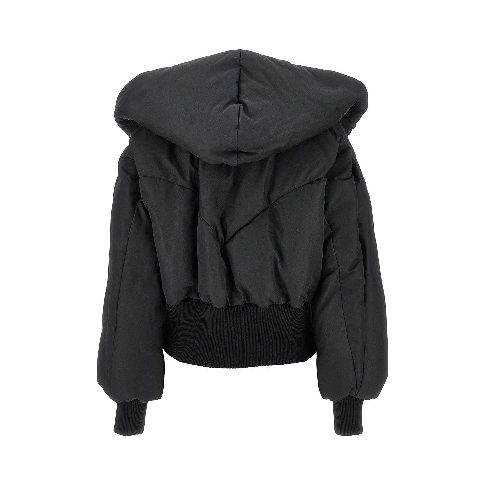 The Attico Cotton-blend padded bomber jacket
