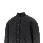 Jil Sander Diamond-quilted twill padded bomber jacket