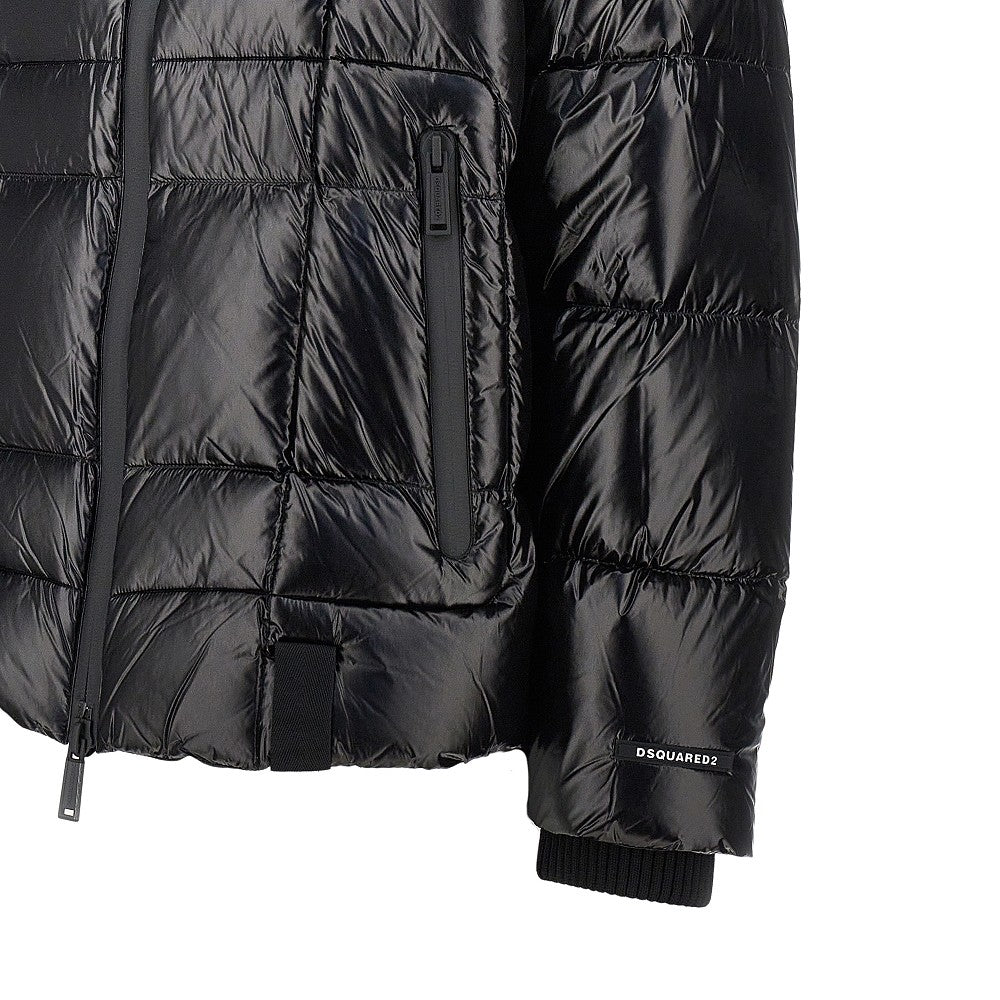 Dsquared2 Quilted and padded nylon downjacket