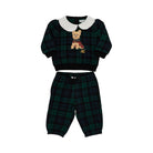 Ralph Lauren Tartan jersey two-piece set