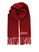 Isabel Marant "Firmy" Alpaca Blend Scarf - Bordeaux