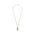 Saint Laurent Cassandre plate necklace