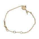 Ami Paris Brass hammered Ami de Coeur bracelet