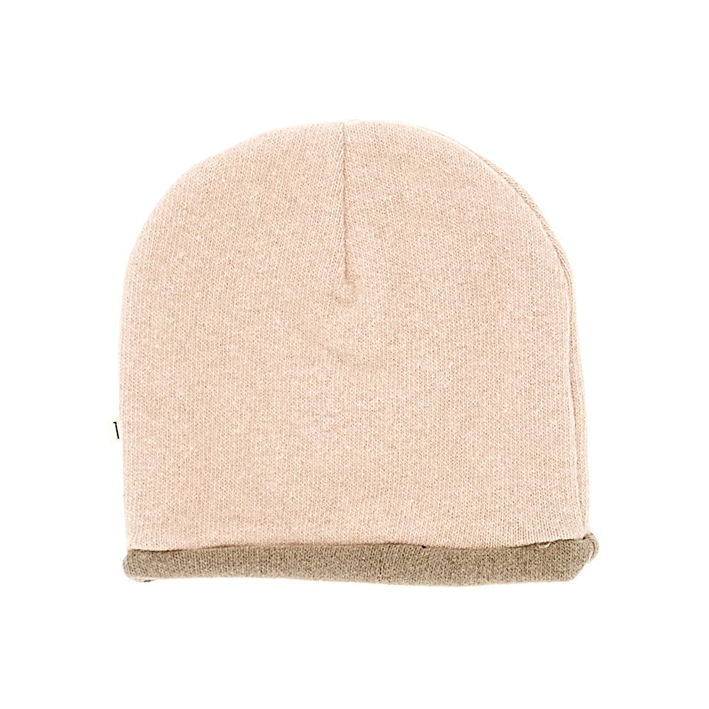 1 + in the Family Double knitting cotton-blend beanie hat