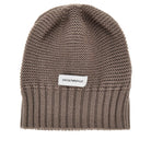 Emporio Armani Knitted beanie hat with logo label