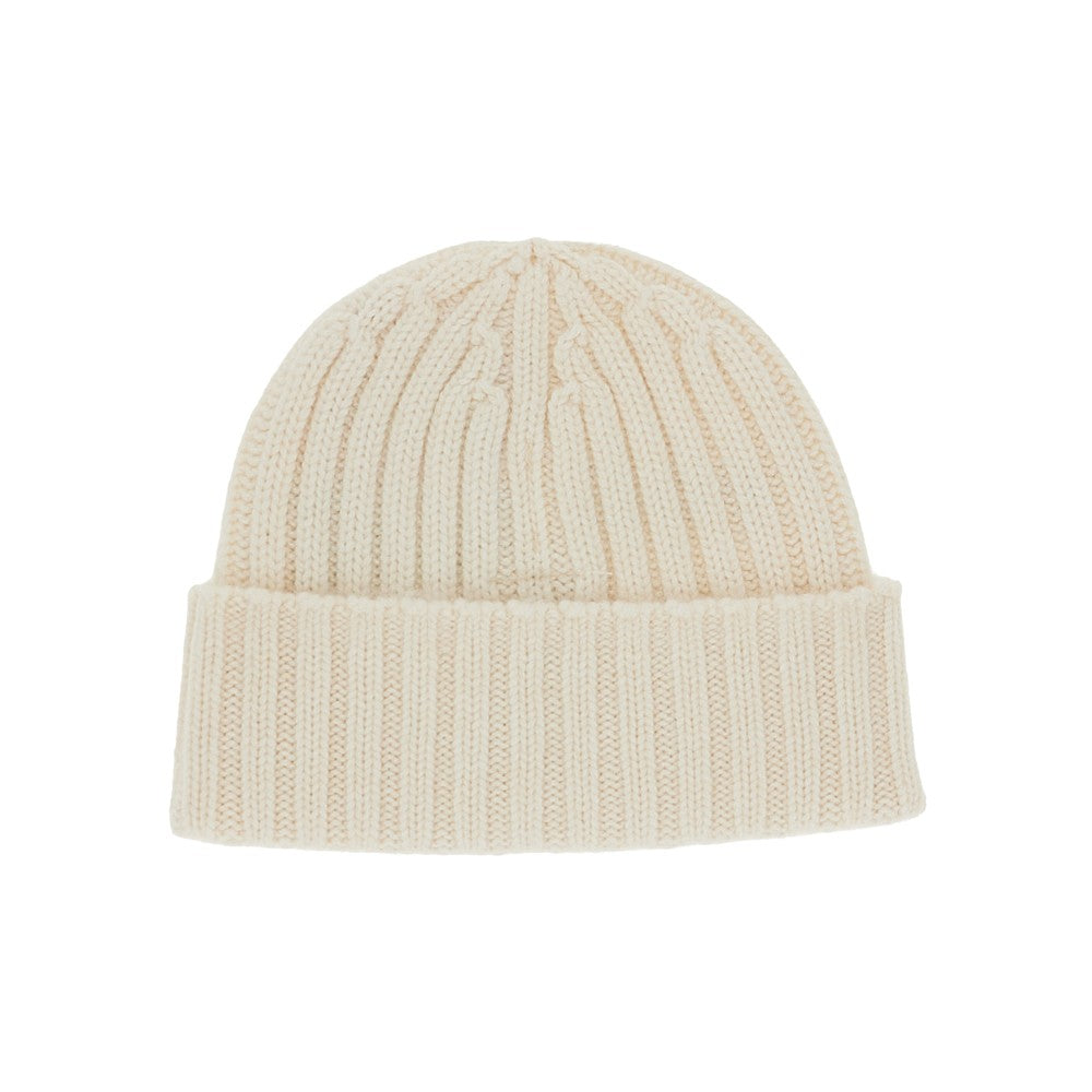 MC2 Saint Barth Logo embroidery ribbed beanie hat