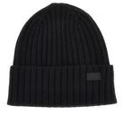 Weekend Max Mara Virgin wool beanie hat with logo patch