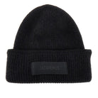 Jacquemus Knitted beanie hat with gros-grain logo