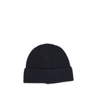 Stone Island Virgin wool beanie hat with logo patch