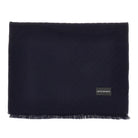 Emporio Armani Jacquard wool scarf