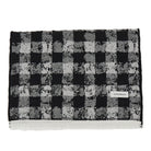 Emporio Armani Knitted scarf with Check motif
