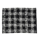 Emporio Armani Knitted scarf with Check motif